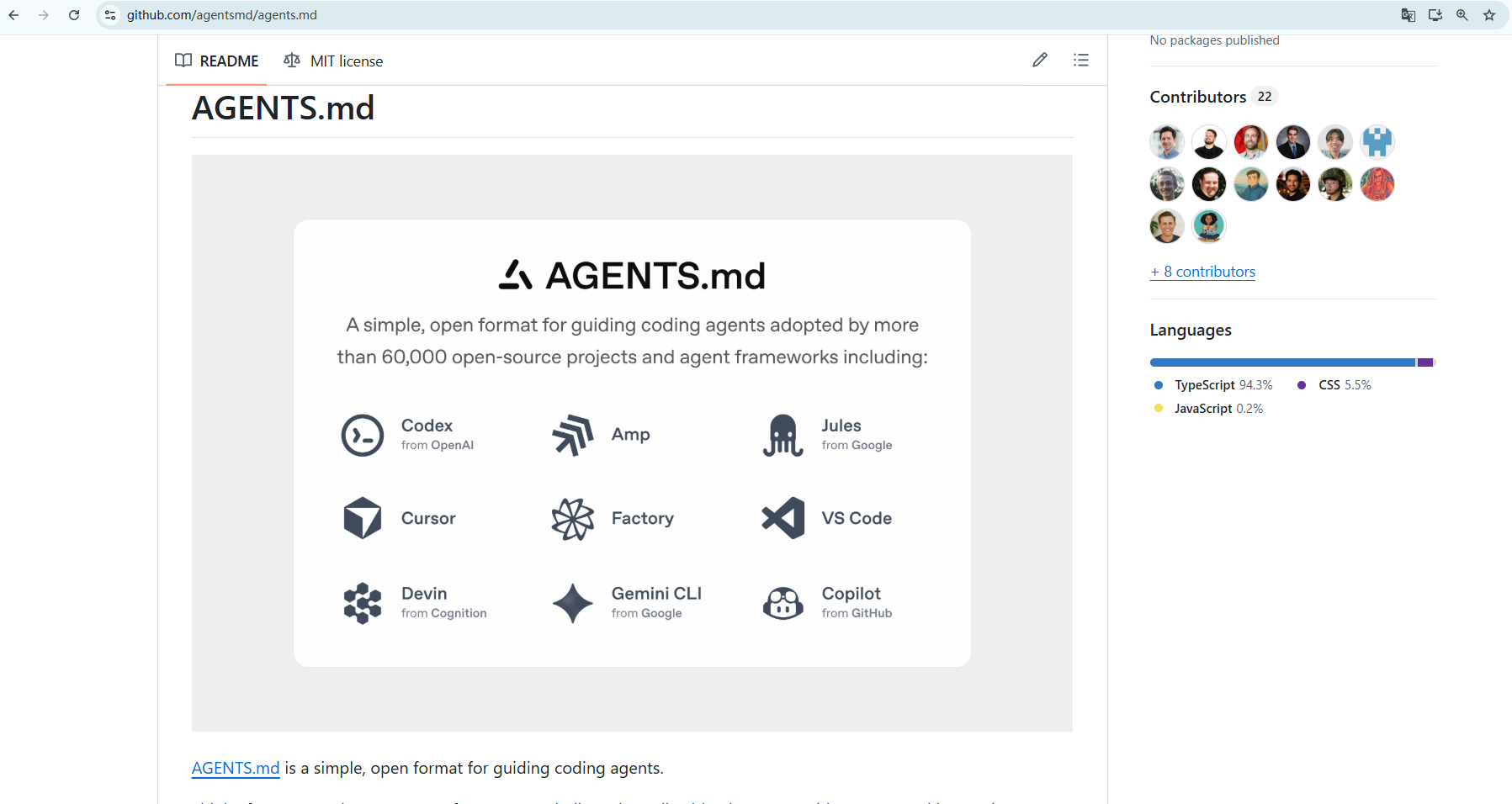 AGENTS.md 概念